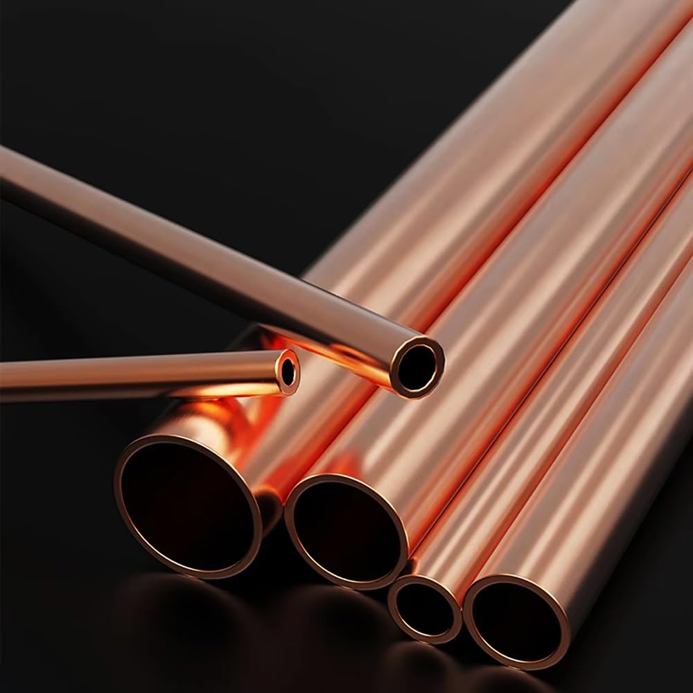 T2 starres gerades Kupferrohr for EDM-Tieflochbohren, 20–23 mm Außendurchmesser, 1 Stück(100x23x3mm)