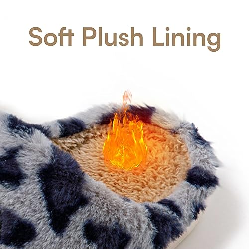 Eohsnem Smiley Face Slippers for Women Men, Retro Plush House Slippers Soft Cozy Memory Foam Slip-on Slippers for Indoor Outdoor2