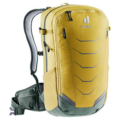 deuter Flyt 20 Fahrradrucksack mit Protektor, Turmeric-ivy