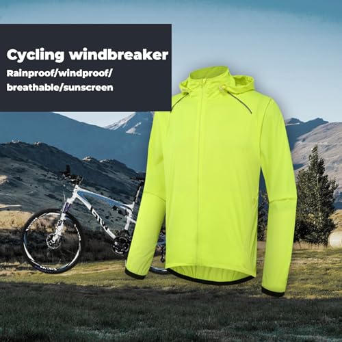 Chaqueta de ciclismo para hombre tamaño XL verde miniatura 2