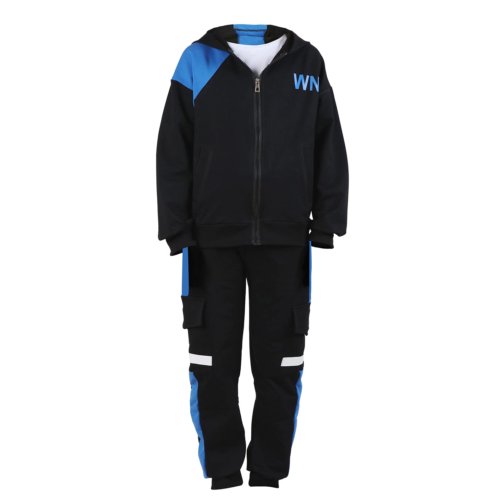 Costume Jogging Garçons Survêtement 3 Pièces Costume de Sport Enfants pour Printemps Automne