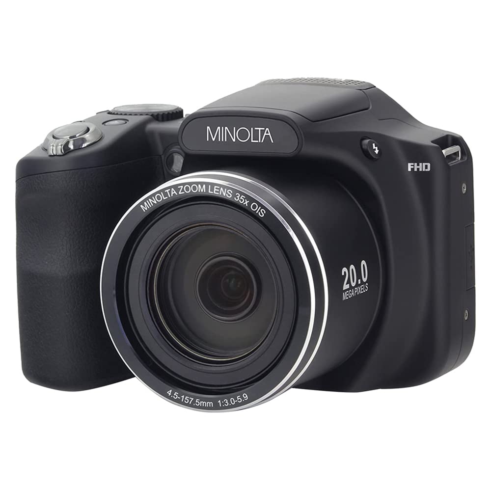 Amazon.com : Minolta MN35Z-BK 20MP 35X Optical Zoom Wi-Fi Bridge