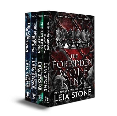Cover of The Last Dragon King / The Broken Elf King / The Ruthless Fae King / The Forbidden Wolf King