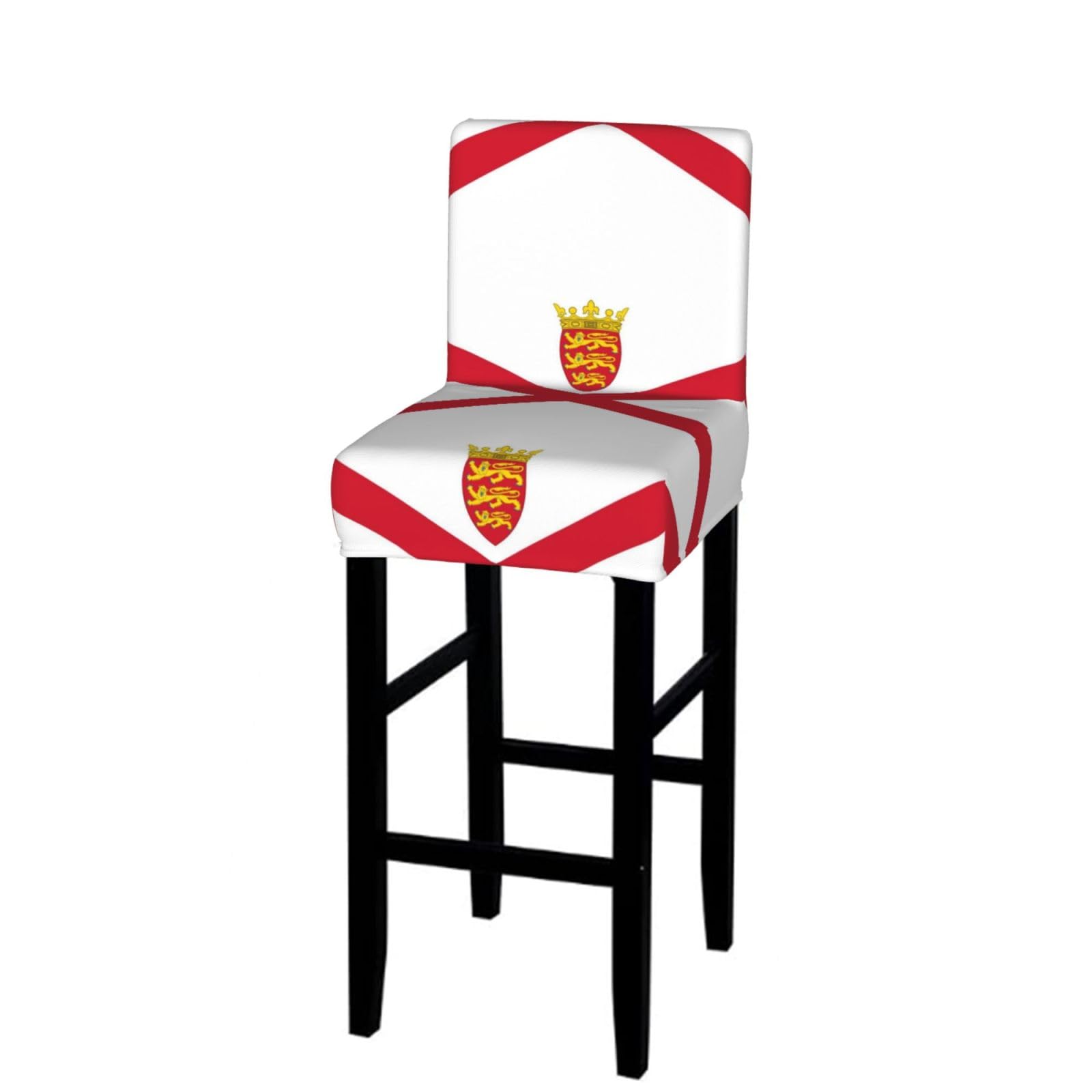 CNTDBU Flag of jersey Bar Stool Cover-Stretchy Chair Slipcover for Kitchen