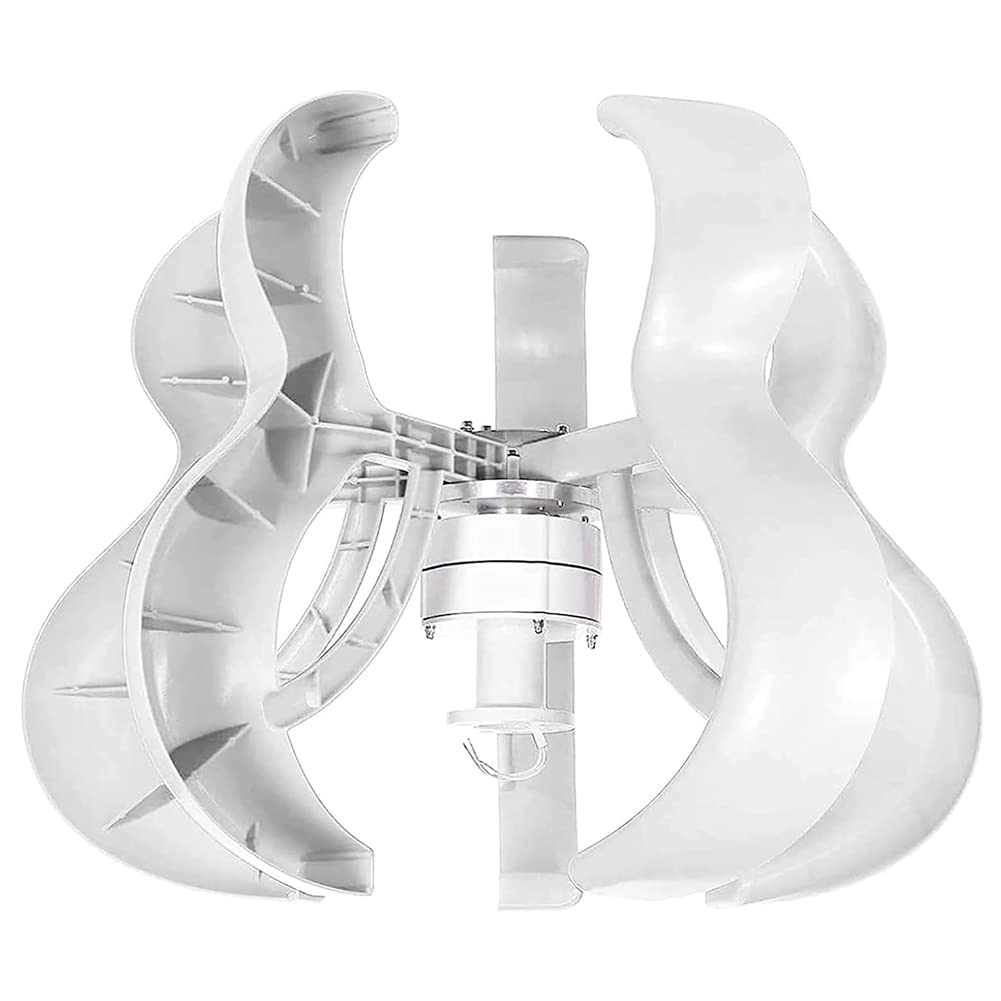 Éolienne 600W 12V style lanterne blanche pour maison et bateau