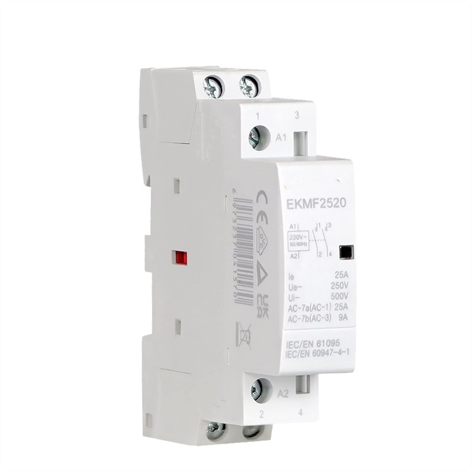 Contacteur AC électrique EKMF-6363-230 pour automatiser le tableau domestique 4P