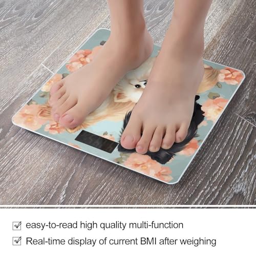 Báscula Digital De Baño Con Diseño De Pomeranianos miniatura 5
