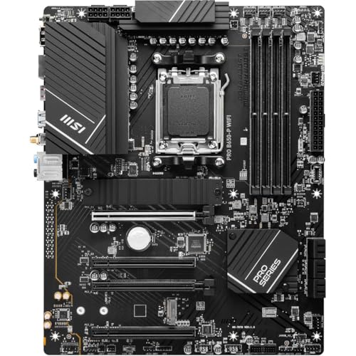 Image of MSI PRO B650-P WiFi ProSeries Motherboard (AMD AM5, ATX, DDR5, PCIe 4.0, M.2, SATA 6Gb /s, USB 3.2 Gen 2, HDMI /DP, Wi-Fi 6E, AMD Ryzen 7000 Series Desktop Processors)