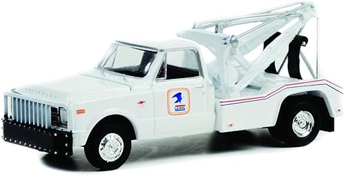 Greenlight 46090-A Dually Drivers Series 9 - 1968 Chevy C-30 Dually Wrecker - Servicio Postal (US PS) Escala 1:64