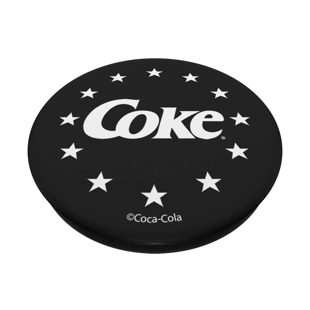 Amazon.com: Coca-Cola Black & White Coke Logo Star Circle