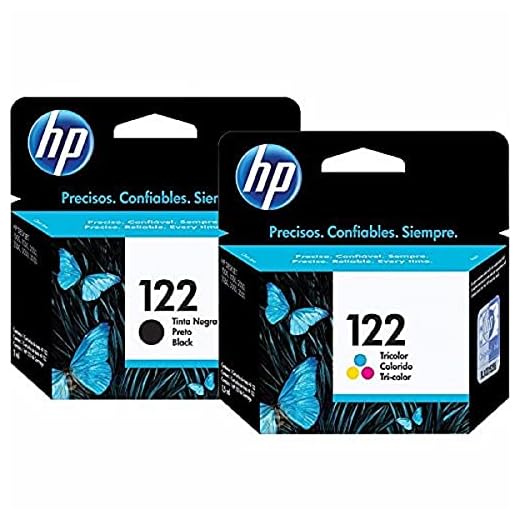 Kit de Cartuchos de Tinta - HP Suprimentos CH561HB HP 122 Preto 2ml + CH562HB HP 122 Tricolor 2ml