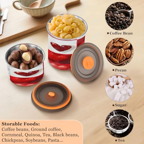 Contenedor de acero inoxidable para café al vacío 500ml miniatura 6