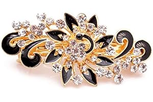 Vintage Indian Style Art Deco Peacock Hair Barrette