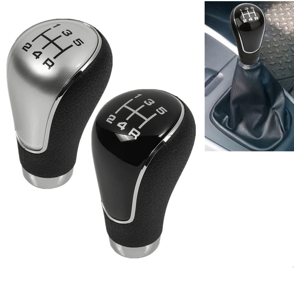 Pomello Cambio In Pelle PU E ABS Per Mazda 2, 3, 6 E 323 – Design Ergonomico 5 Marce, Sostituzione Diretta