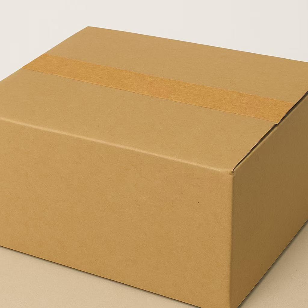 Eco-Friendly Brown Kraft Paper Packing Tape,Heavy Duty Packaging can Biodegradable, Pray Panting,Sealing,Writable and Easier Tear by Hands, 2 Inch x 30 Yards, 6 Rolls,Total 180 Yards