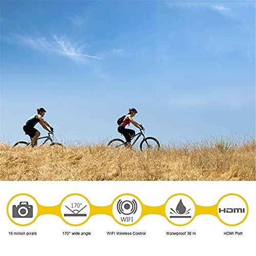PIG-GIRL Outdoor-Sportkamera, 4K 16MP Ultra-High-Definition Pixel Eingebaute 64G Speicherkarte, 170° wasserdichte Weitwinkel-Sportkamera, klares Bild – Bild 5