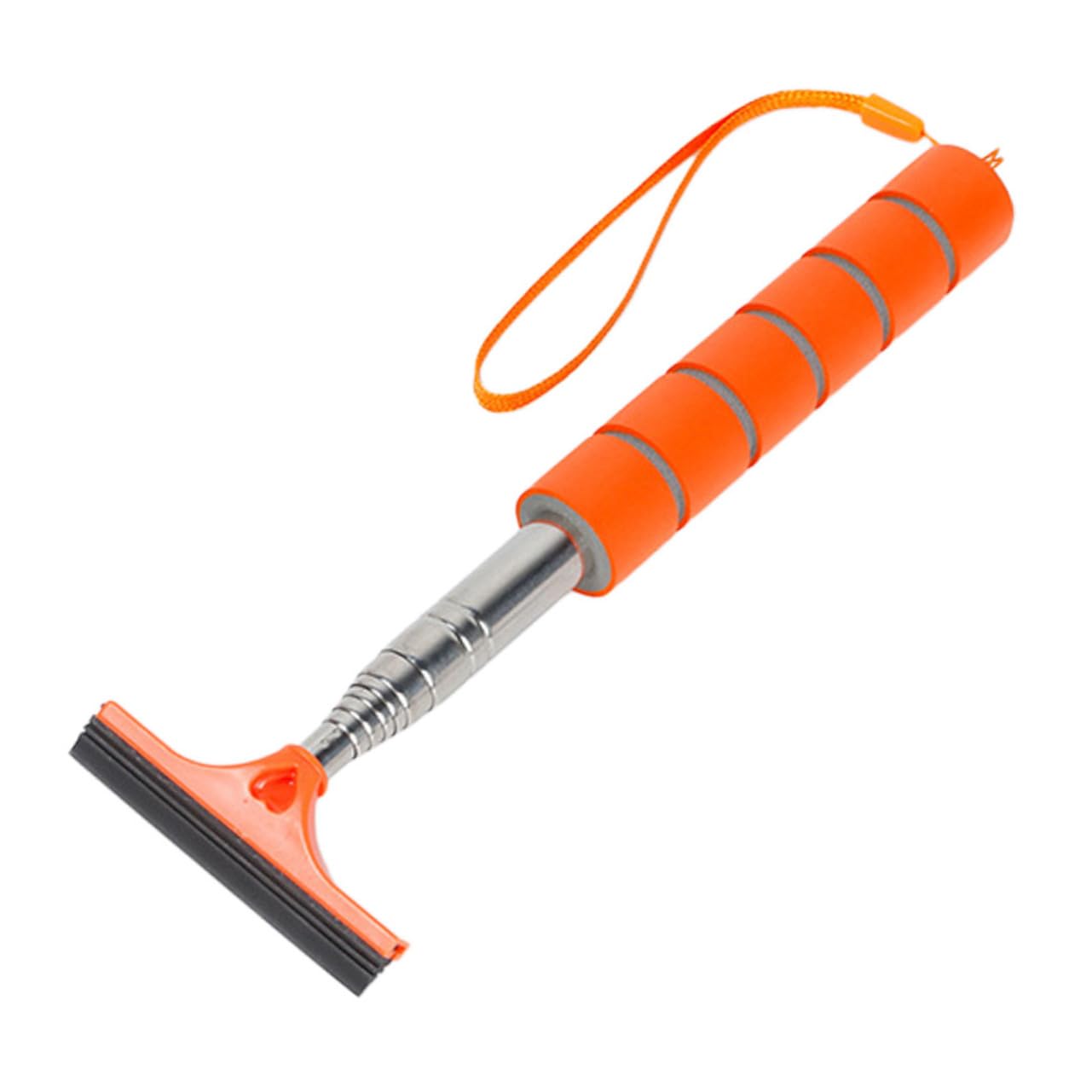 Cabilock Telescopic Car Windshield Squeegee with Handle Multifunctional Rearview Mirror Cleaning Tool for Effortless Car Window Cleaning Durable and User Friendly Design