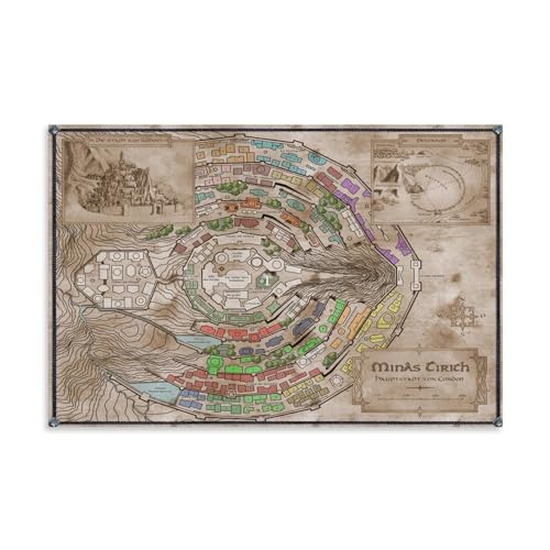 TANWPAN Middle Earth Minas Tirith Map Poster Dekorative Malerei Leinwand Wandkunst Wohnzimmer Poster Schlafzimmer Malerei,Wandkunst Bilddruck Moderne Familienzimmer Dekor 08x12inch(20x30cm) TANWPAN Middle Earth Minas Tirith Map Poster Dekorative Malerei Leinwand Wandkunst Wohnzimmer Poster Schlafzimmer Malerei,Wandkunst Bilddruck Moderne Familienzimmer Dekor 08x12inch(20x30cm)