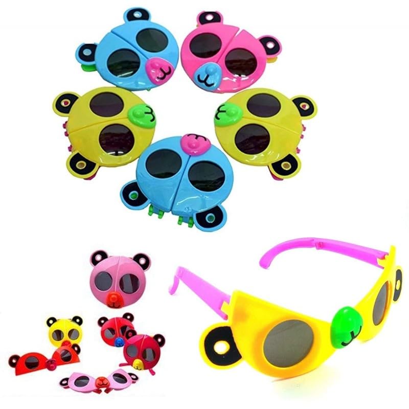 Birthday Popper Foldable Shades for Kids (12 No.s) as Birthday Return Gift | Photo Prop for Kids of All Age Group