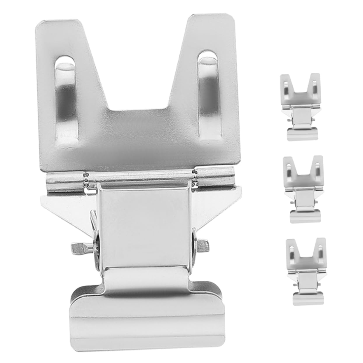 GANAZONO Versatile Price Tag Clips 4 Pack Metal Card Stands for Display Iron Price Card Holders Reusable Label Holders for Store Shelves