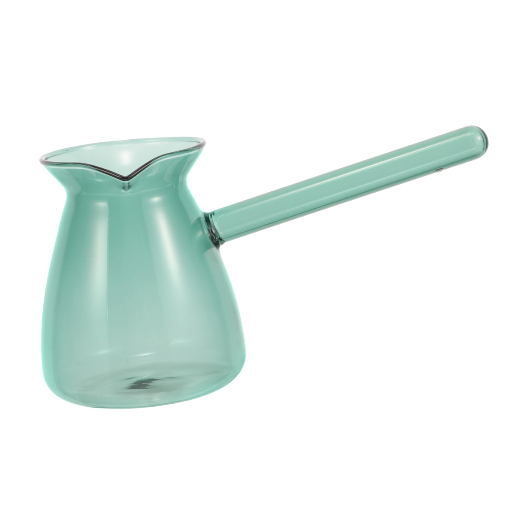 Garneck Glass Coffee Pot Know Mug Water Pitcher Kettle Coffee Hutch Milk Pitcher Milk Jug Coffee Mugs Tea Cup Teacups Coffee Glasses Tea Pots Coffee Makers Milk Jar Water Jug Olive Green