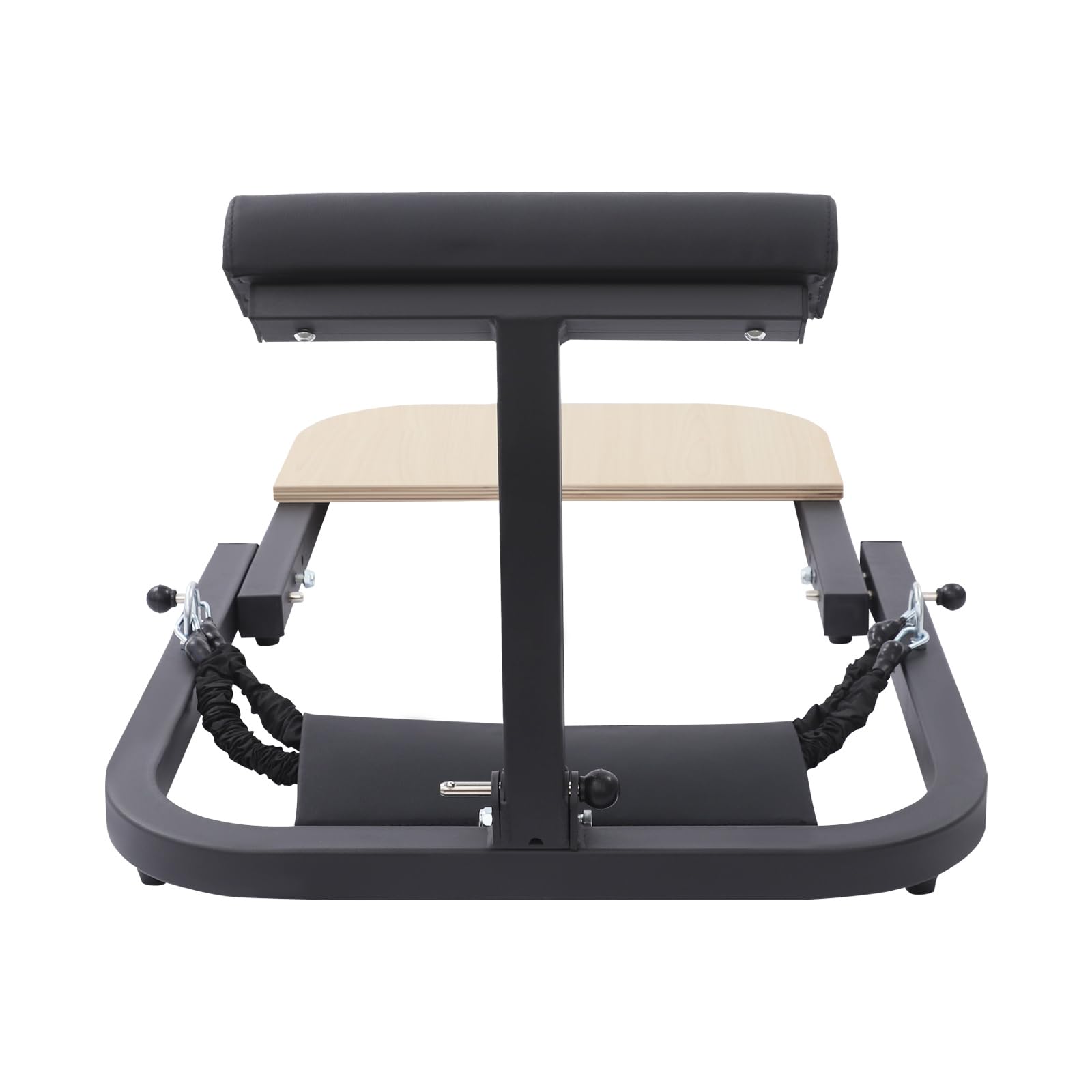 Glute Trainer - Máquina de tonificación de cadera para el hogar, dispositivo de cadera con 2 bandas elásticas, entrenamiento de glúteos y suelo pélvico, plegable, dispositivo de fitness hasta