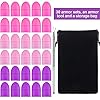 PIAOPIAONIU-30-PCS-Finger-Tips-Protectors-Silicone-Fingertips-Protect-Nails-Finger-Cover-Caps-Comfortable-Finger-Sleeves-from-Tanning-BedsUV-Rays PIAOPIAONIU 30 PCS Nail Polish Protector for Fingers Silicone Fingertips Protect Nails Finger Cover Caps Comfortable Finger Sleeves from Tanning Beds/UV Rays