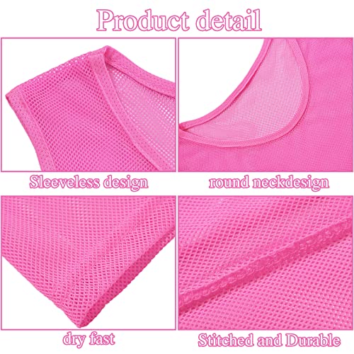 Image of Sintege 12 Pcs Soccer Pinnies Pennies Youth Adult