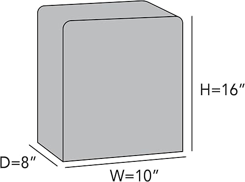 Vista 51 de Covermates Keepsakes - Funda rectangular para electrodomésticos, protección contra el polvo, resistente a las manchas, lavable, funda para Poliéster