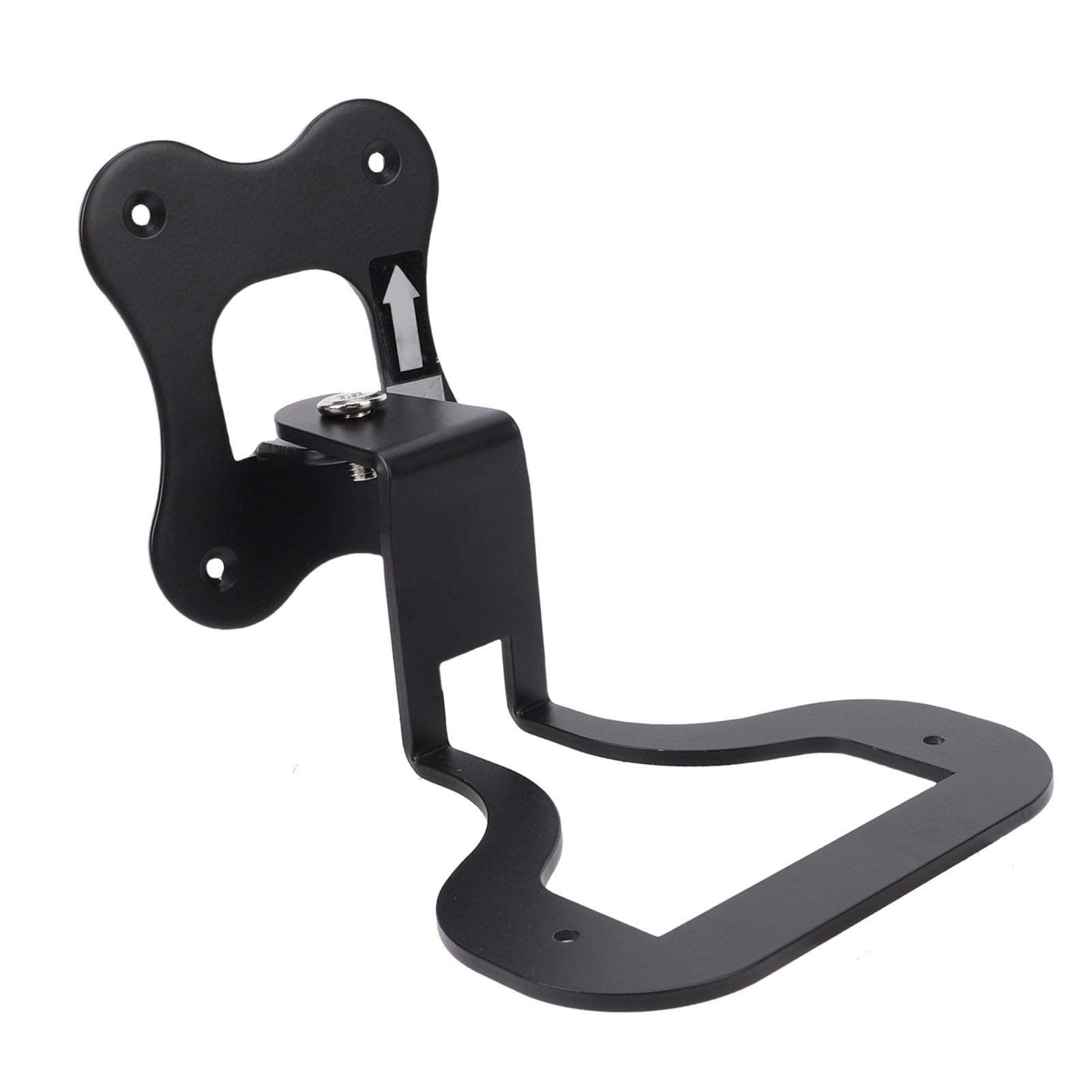 Soportes de Pared para Altavoces de Metal, Soporte de Montaje para Altavoz de Sonido Envolvente, Soporte Giratorio Ajustable, Ideal para Enchant (Black)