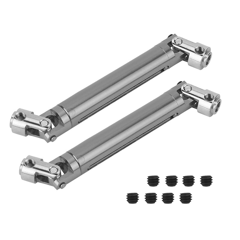 DYTWXG Accessorio RC, Kit Crawler RC 1/10 Albero di Trasmissione RC Car Drive Shaft, per RGT 86100 1/10 RC Crawler Rc Part (Colore Titanio)