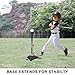 BaseGoal Baseball Tee for Kids,Batting Tee,Softball Tee,Youth Hitting Tee,Teeball Tee,Travel Tee,Easy Adjustable Height (Kids Baseball Tee)