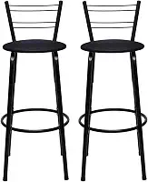 Kit 2 Banqueta Alta para Balcão Cozinha Premium Bar de Aço