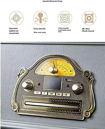 Style européen Gramophone Bois Massif rétro Vinyle Tourne-Disque Salon Maison à l’ancienne Haut-Parleur Tourne-Disque - Les Beatles, Paul McCartney, John Lennon, RIngo Starr, George Harrison Style européen Gramophone Bois Massif rétro Vinyle Tourne-Disque Salon Maison à l'ancienne Haut-Parleur Tourne-Disque – Image 6
