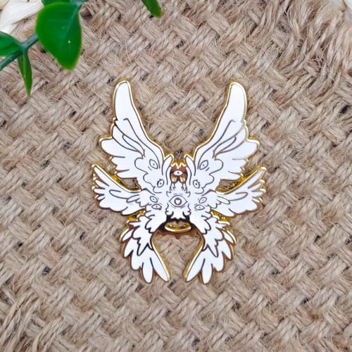 Six-winged Angel Badge Pin - Theme Series - Enamel Lapel Pin - Plated Badge for Clothing, Bags, and Lanyards4