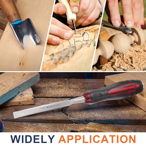 Cinceles de madera para proyectos de bricolaje creativo y tallado manual en el taller del hogar 7
