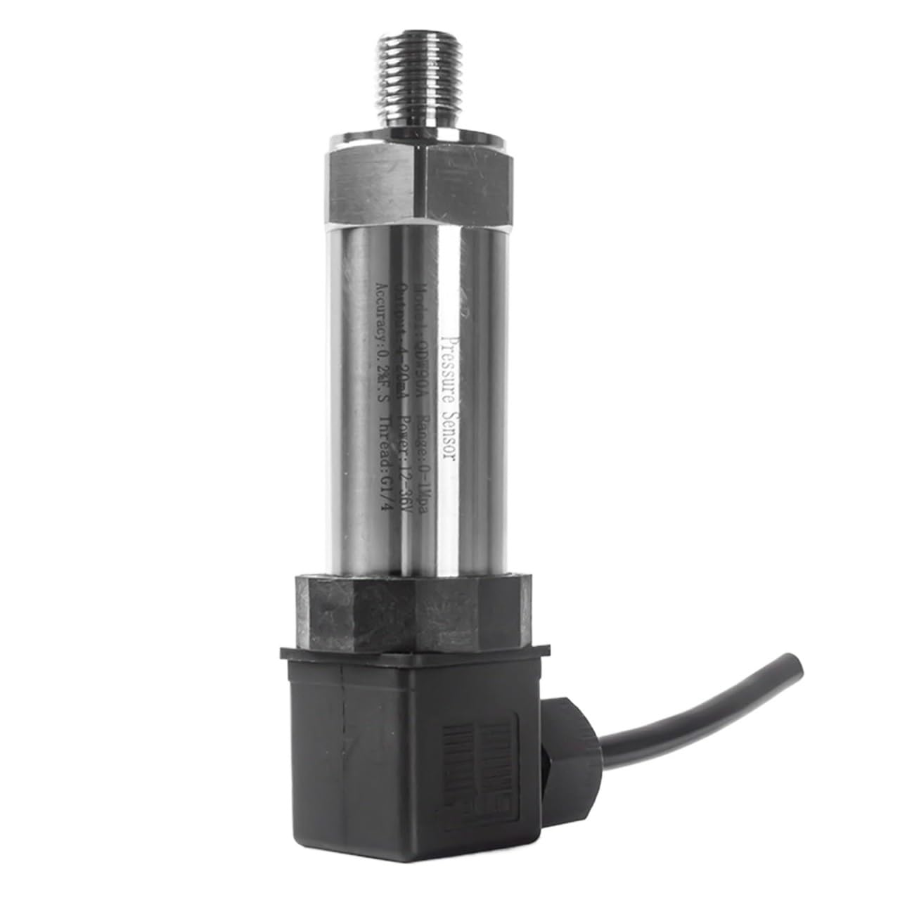Amrttwy 0-0.4Mpa Pressure Transmitter, Pressure Transmitters High Precision Constant Water Supply Hydraulic Sensor (0-0.4Mpa)(0-0.4Mpa)