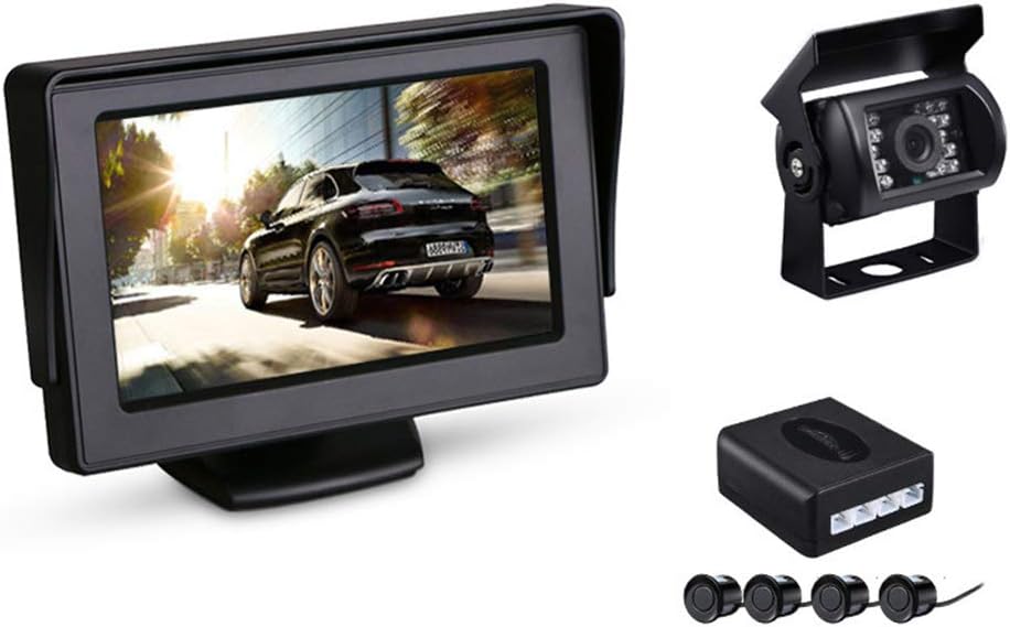 telecamera di sorveglianza con parcheggi radar