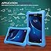 MoKo Samsung Galaxy Tab A 7.0 Case - Kids Friendly Ultra Light Weight Shock Proof Super Protective Cover Case for Samsung Galaxy Tab A 7.0 Inch Tablet 2016 Release (SM-T280/SM-T285 Version ONLY), BLUE