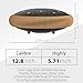 Steel Tongue Drum, 13 Inch 15 Notes Tongue Drums, C Major Drum Percussion Instruments, Handpan Drums with Music Book, Drum Mallets and Carry Bag (Black)