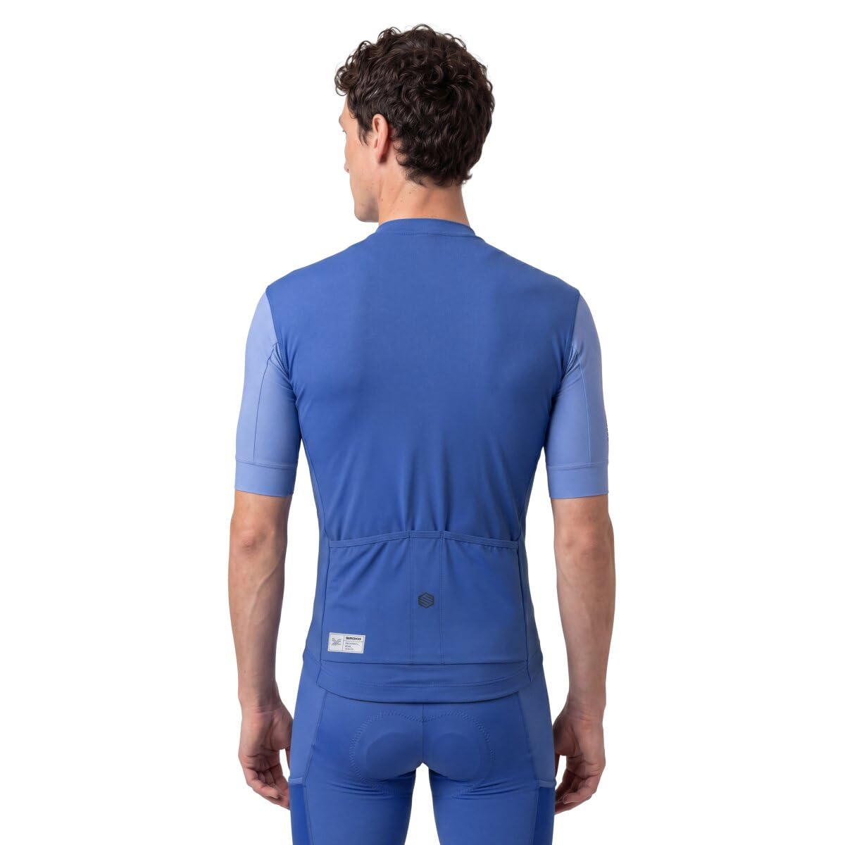 SIROKO Maillot de Gravel Manga Corta Ciclismo GM2 Golden Pedals Blue Azul