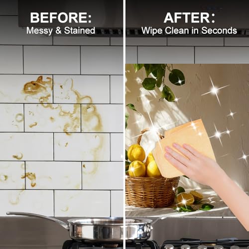 Image of Lemon Branch Basket Backsplash Peel and Stick, 35.4x23.6 in
