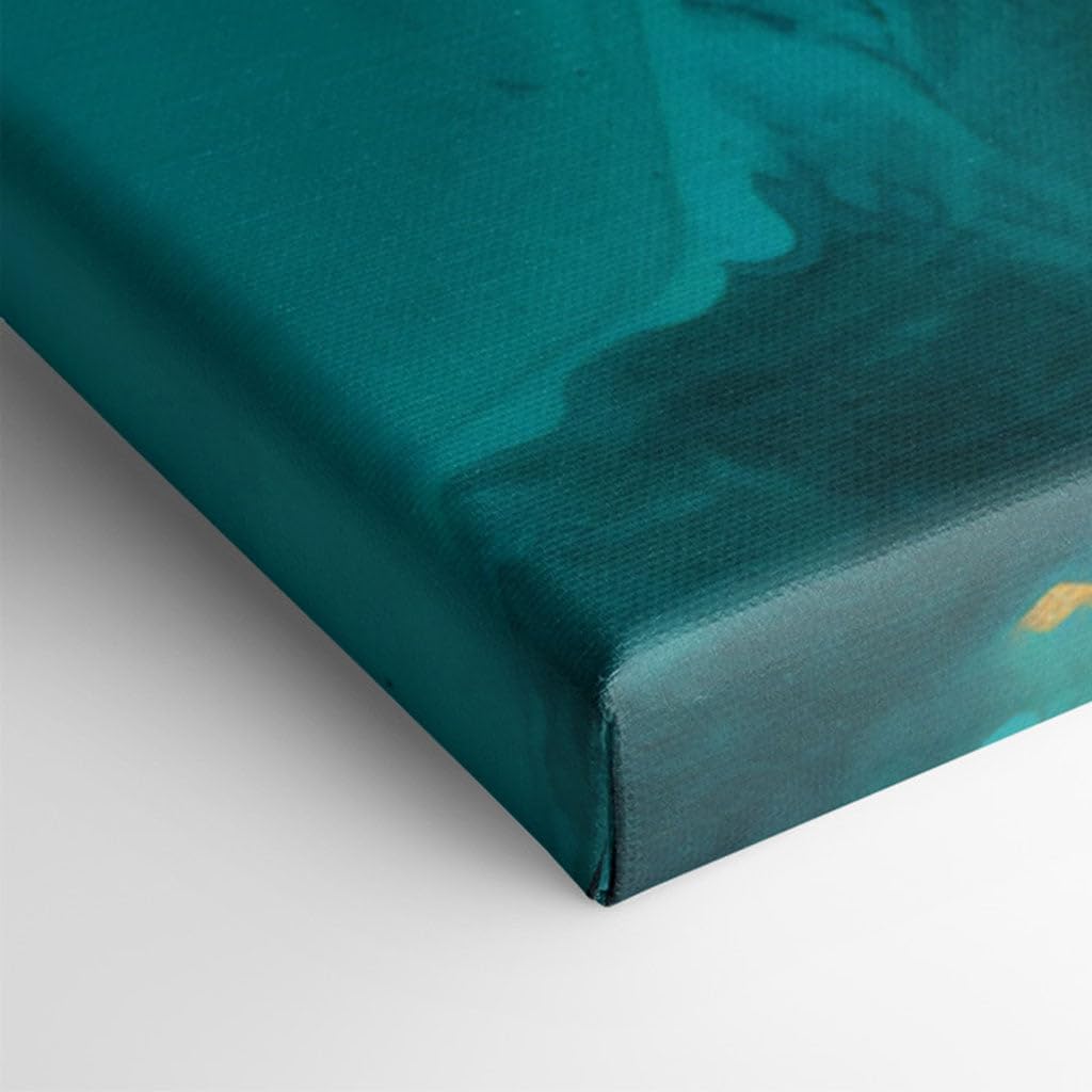 Canvas for Living room. Luxurious Interplay of Color and Elegance in Abstract Artistry, 27 x 18 inch Canvas Wall Art - Contemporary Masterpieces - Modern Home Decor - 69x46 cm (27x18 inch)