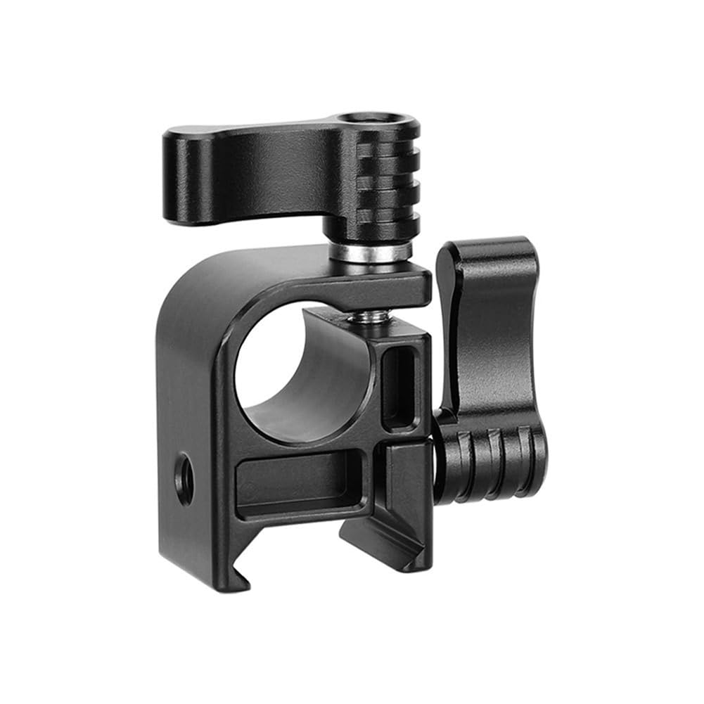 Littimoon 15mm Single Hole Clamp Rig Quick Release for DSLR Cameras Monitor Viewfinder Attach