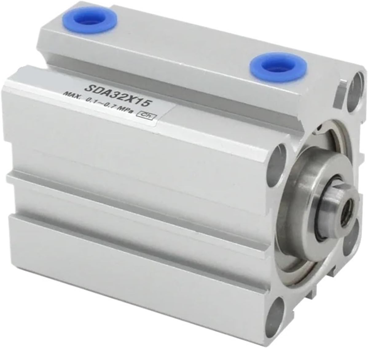 Pneumatic Compact air Cylinder Bore to 5/10/15/20/25/30/35 mm Stroke Double Acting Cylinder(SDA16X15,Nill)