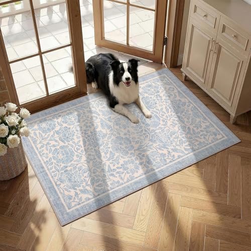 Tapete Floral Boho Lavable Garvee 61x91 cm miniatura 1
