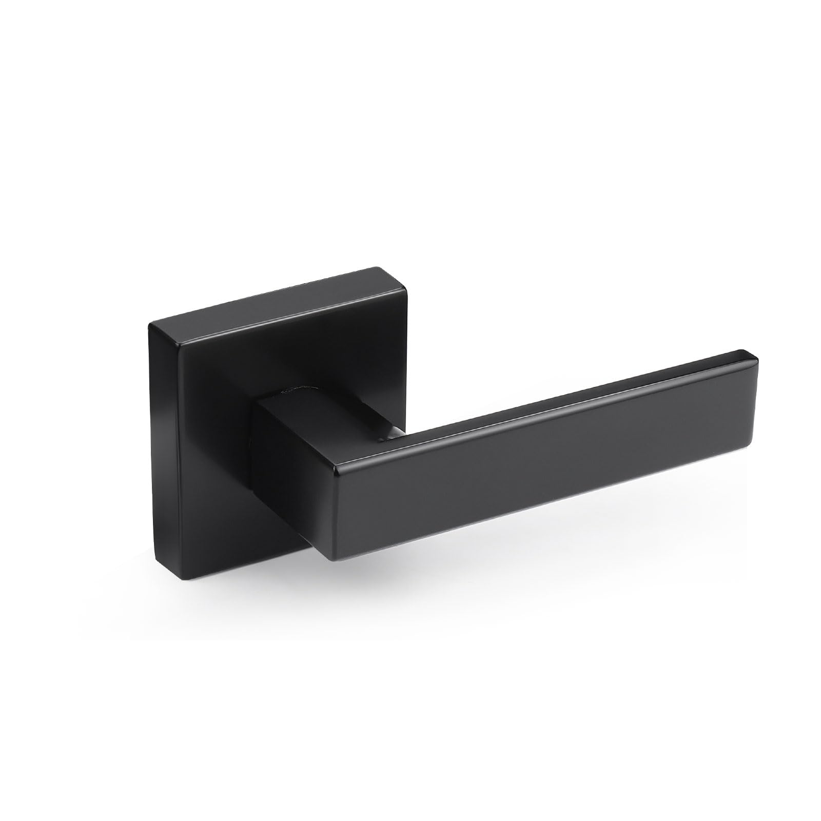 home improvement direct Dummy Door Lever Contemporary Black Decorative Inactive Trim Non-Turning Handle Lock Hardware (Non- Functioning) for Right or Left Handed Door,1 Pack