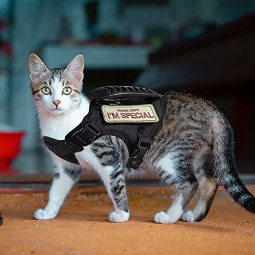 Arnés para gatos con mango de control AIWAI ajustable y resistente para mascotas 3