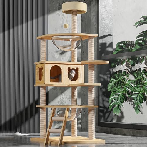 キャッキャットタワー -キャットタワー宇宙船-猫タワー 爪研ぎ