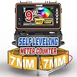 Dnenellr Rohrkamera 20M mit Licht Wasserdicht, 1080P Kanalkamera Inspektionskamera mit Selbstnivellierung, 9' IPS Farbmonitor, Kanal Kamera Endoskop mit DVR Recorder, mit 512Hz